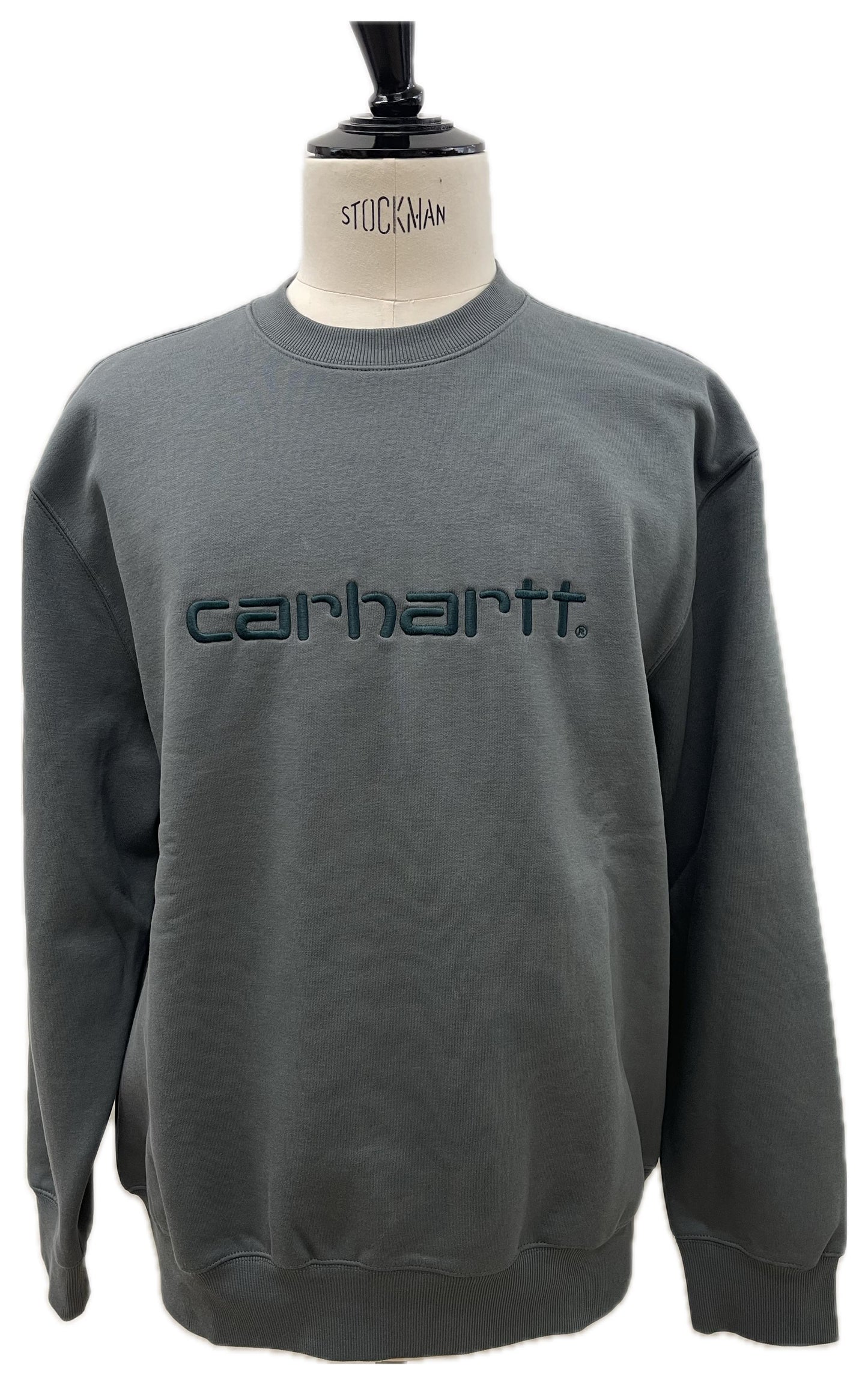 Carhartt felpa con logo ricamato petto