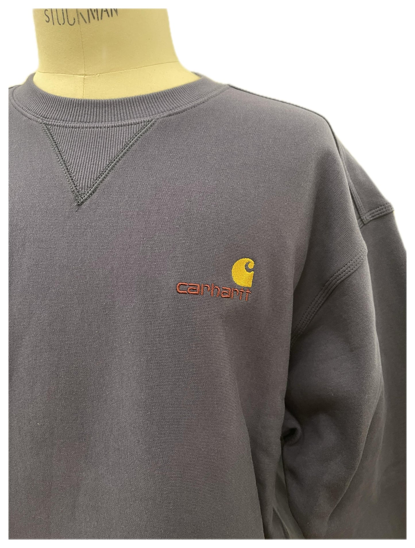 Carhartt felpa blu con logo