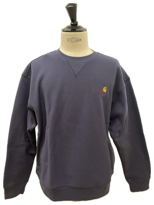 Carhartt felpa blu con logo