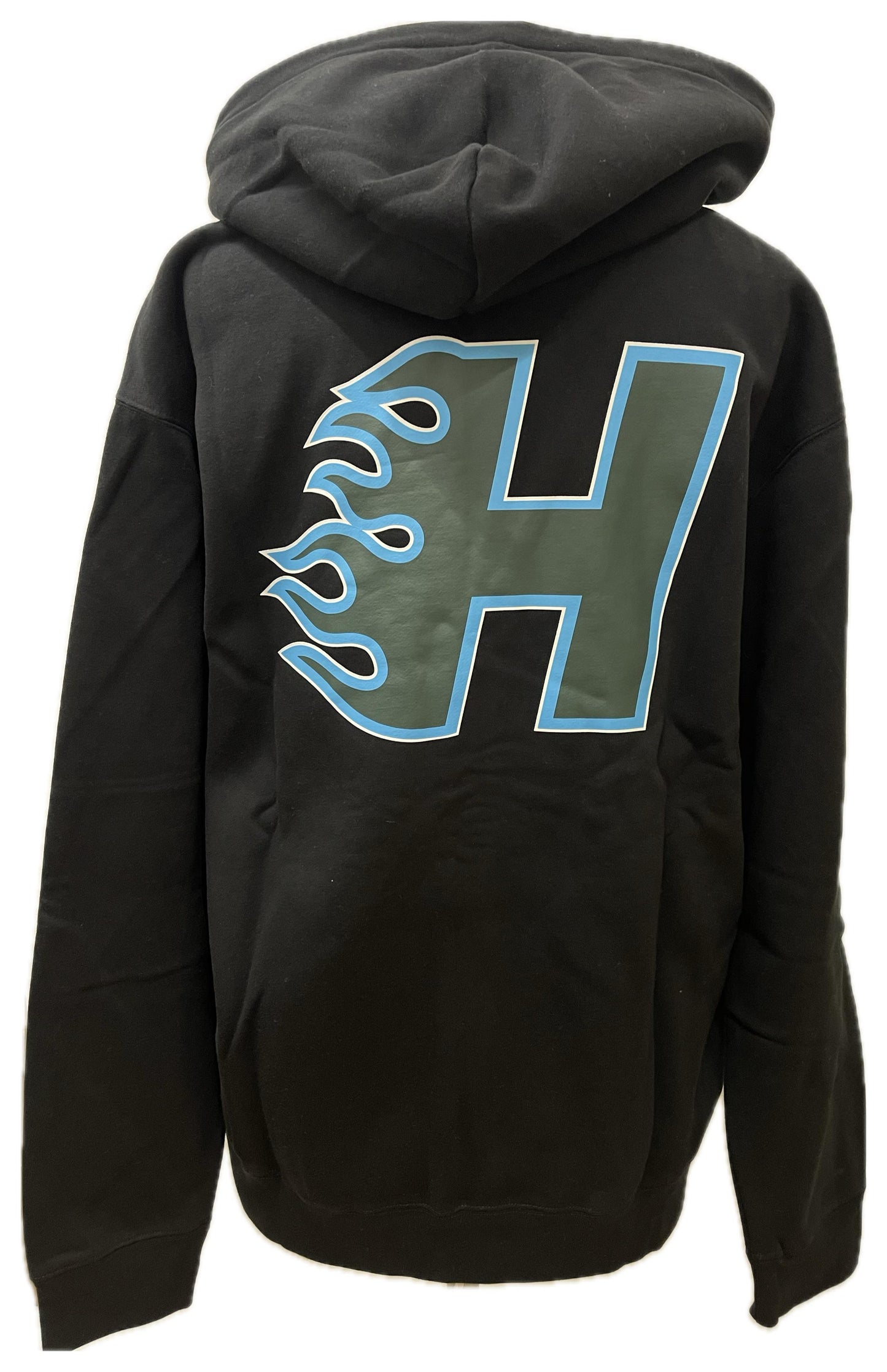 Huf felpa cappuccio con zip e logo