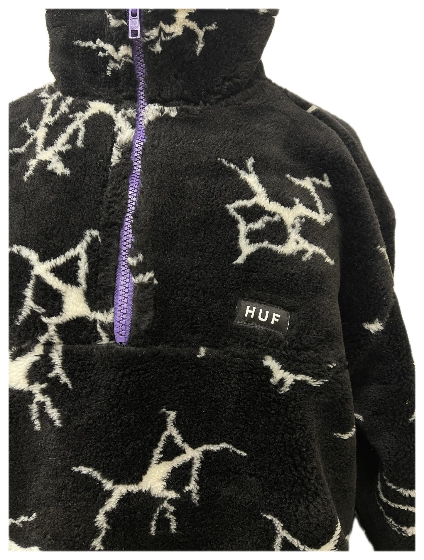 Huf pile nero con zip