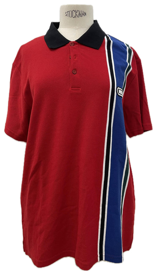 Huf polo con riga a contrasto