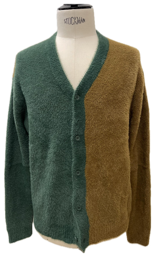 Huf cardigan bicolore