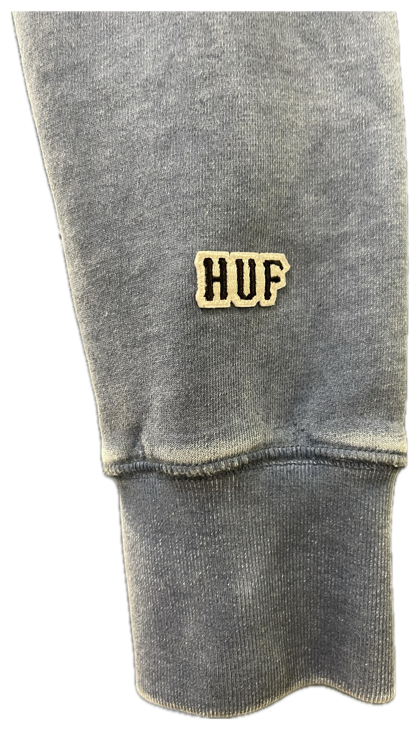 Huf felpa cappuccio blu con stampe