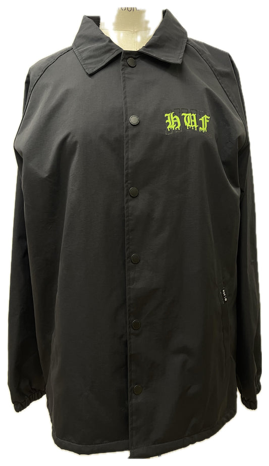 Huf giacca impermeabile logo fluo