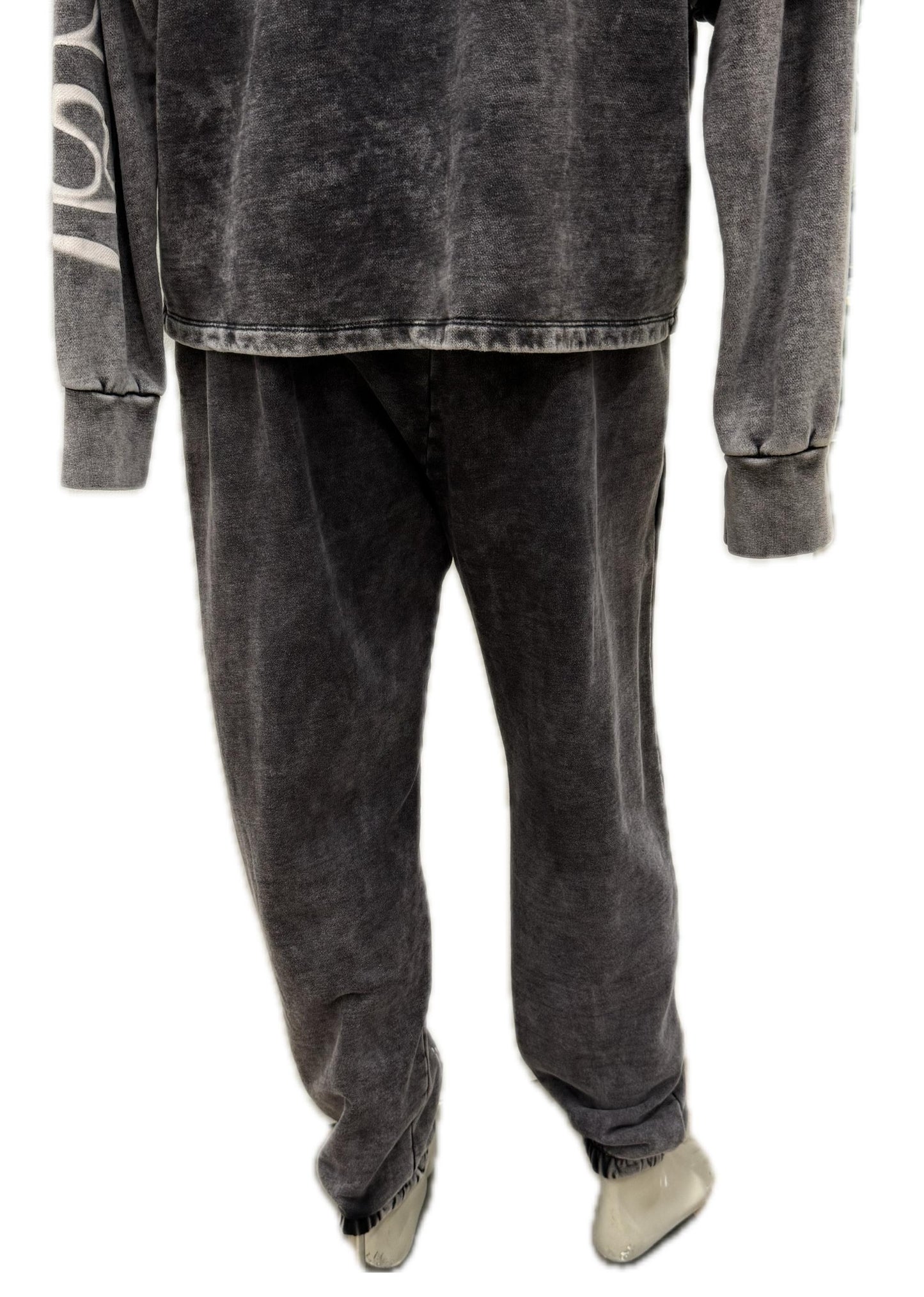 Disclaimer tuta nero slavato