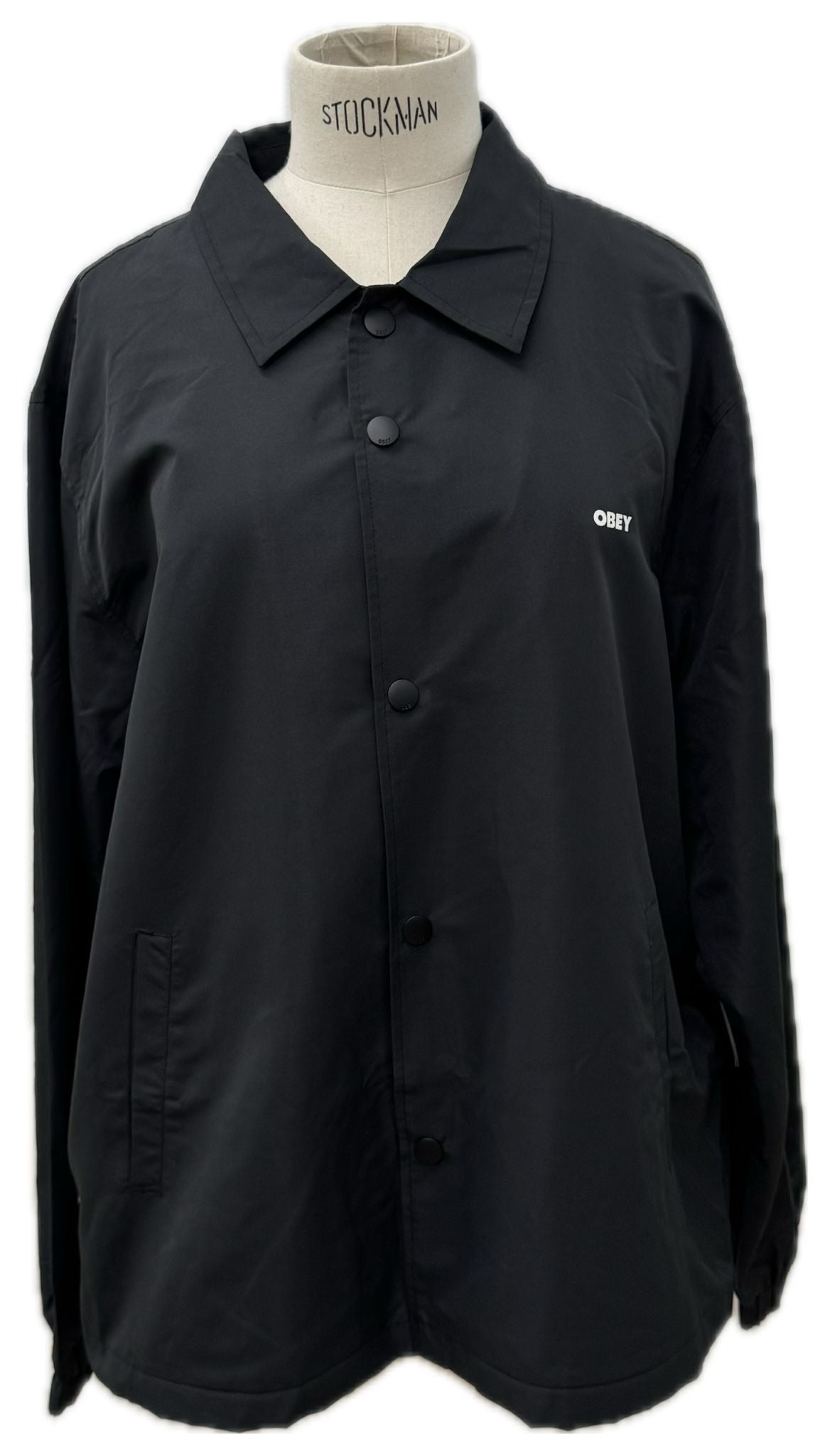 Obey giacchino con stampa dietro