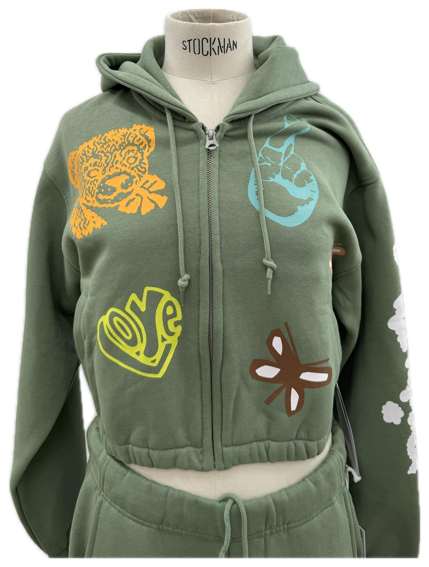 Obey felpa con cappuccio e zip