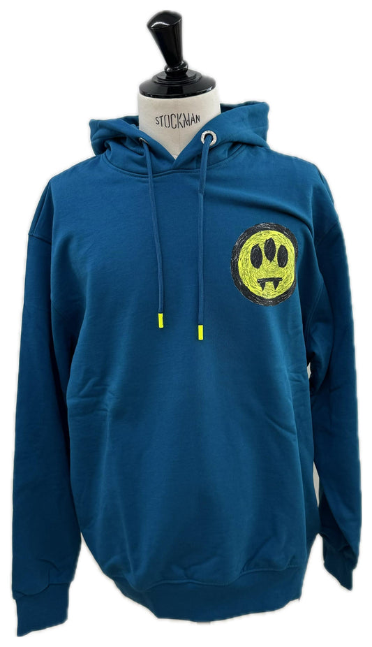 Barrow felpa cappuccio con cappuccio e stampa dietro multicolor