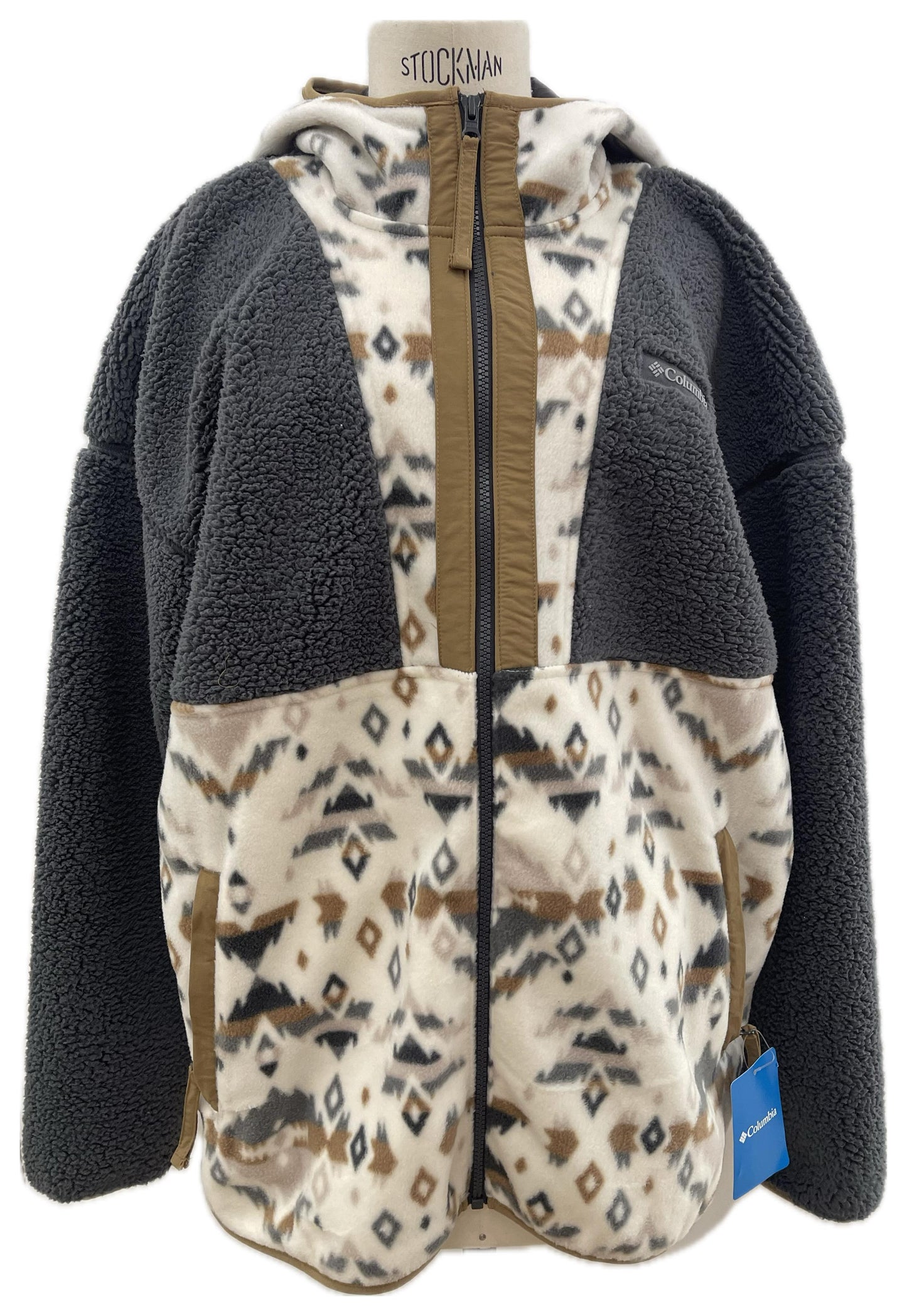 Columbia maglione con cappuccio fantasia