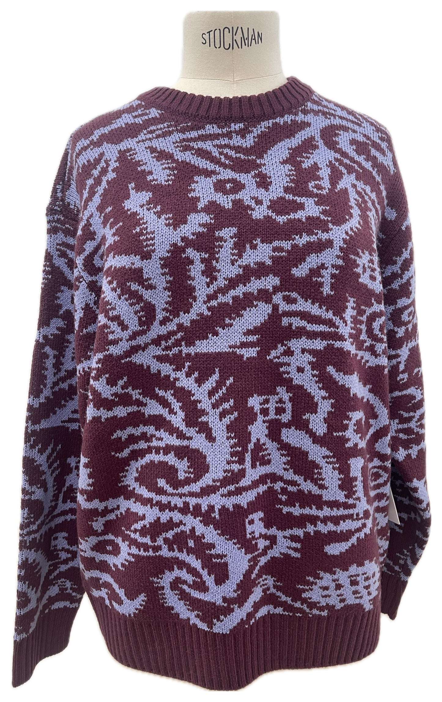 Obey maglione con fantasia