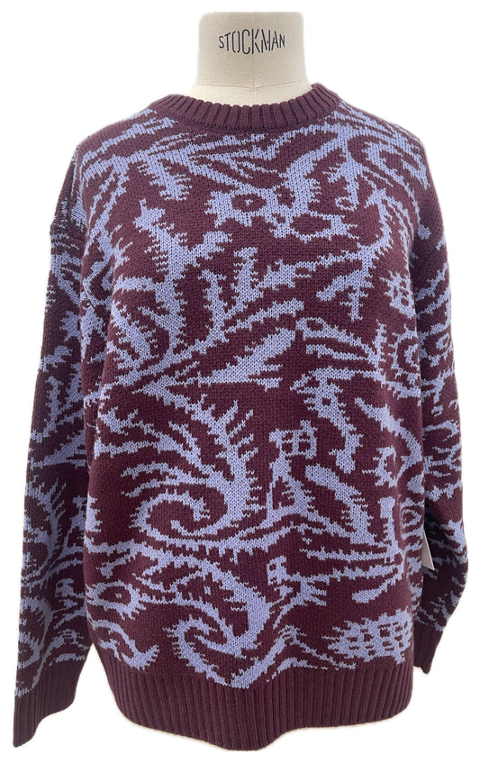 Obey maglione con fantasia