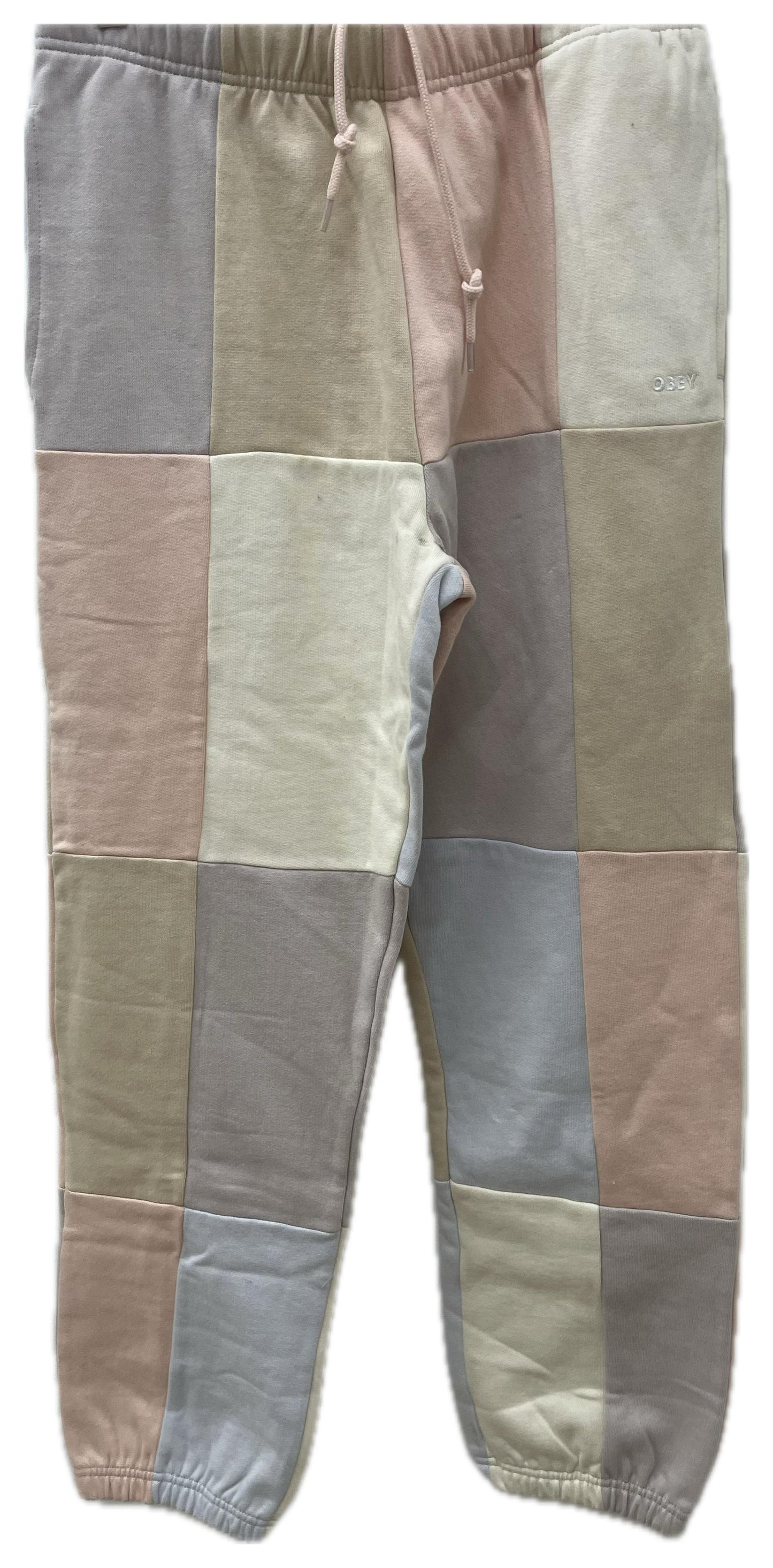Obey pantalone felpa con fantasia quadri