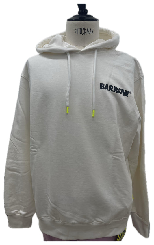 Barrow Hoodie dal mood street essenziale davanti e “wow” dietro