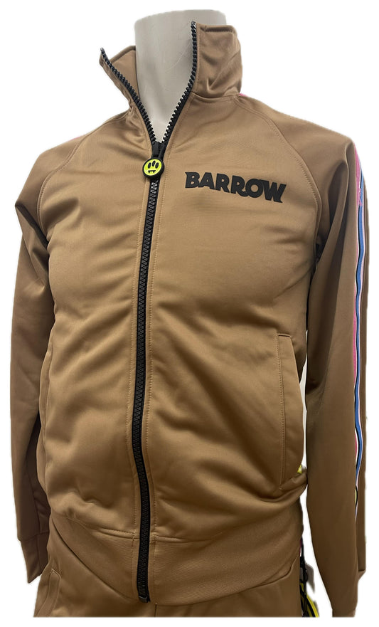 Barrow felpa con zip e fantasia
