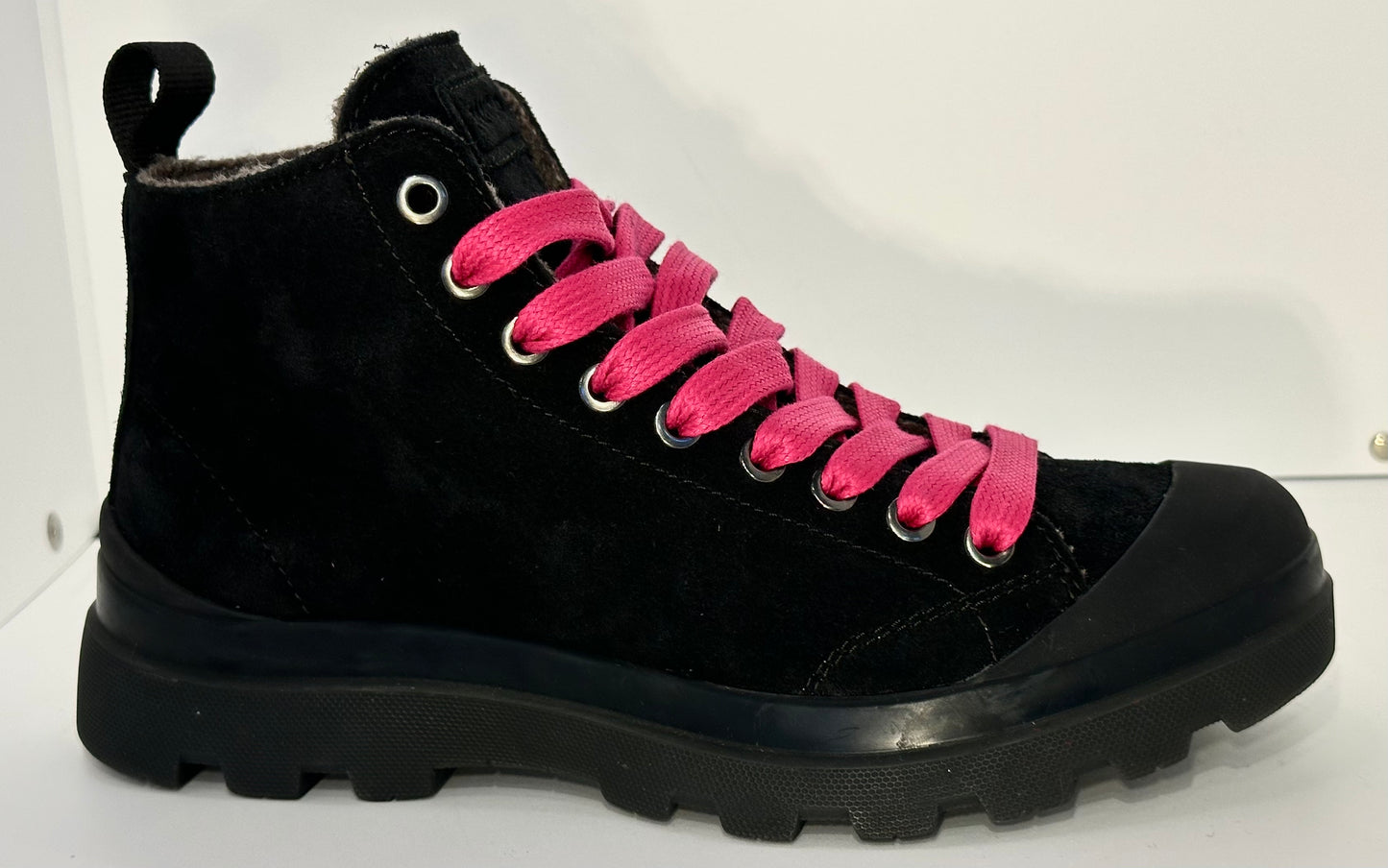 PANCHIC- ANKLE BOOT BLACK FUCHSIA