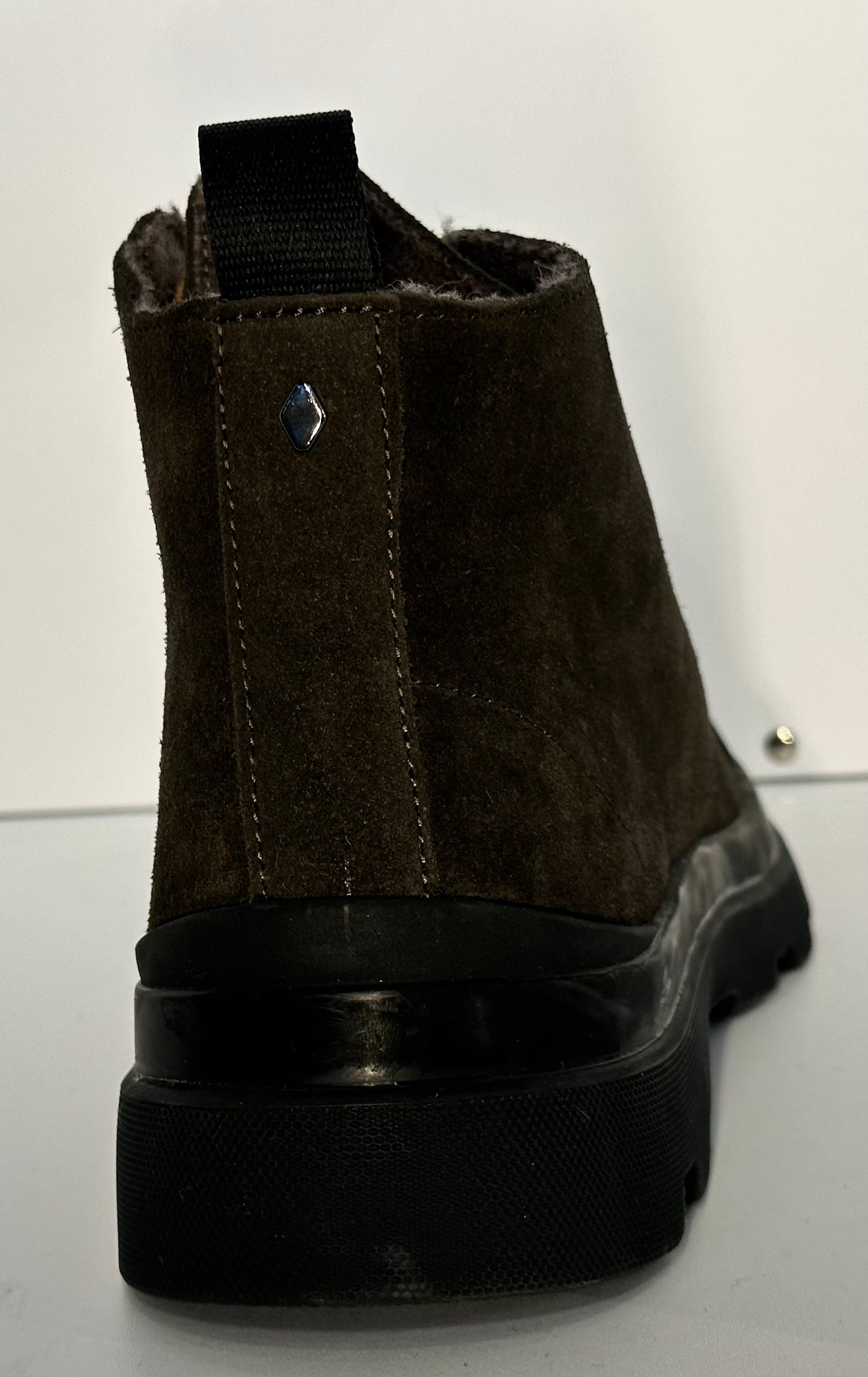 PANCHIC- ANKLE BOOT EBONY CAMEL