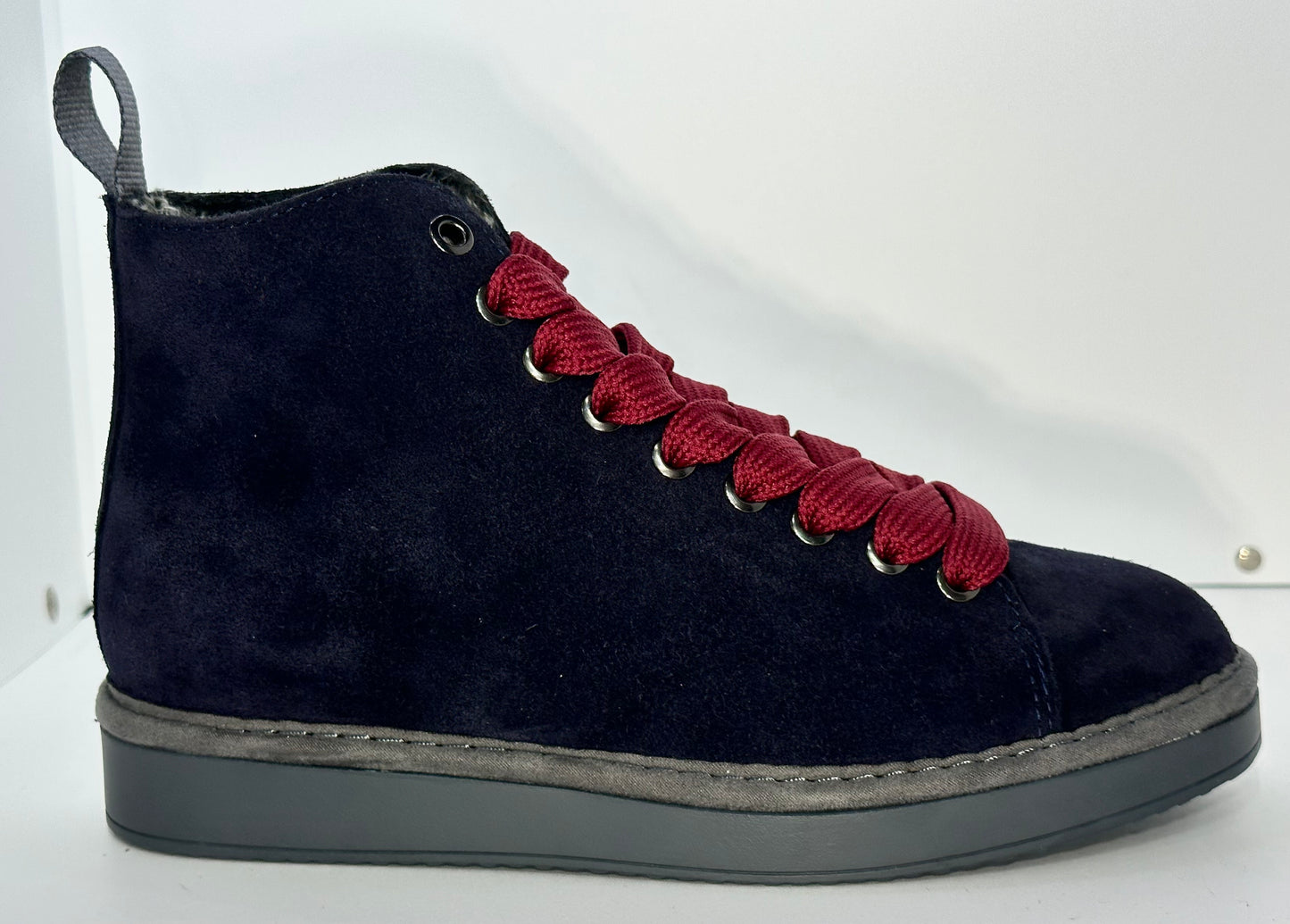 PANCHIC- ANKLE BOOT SPACE BLUE BIKING RED