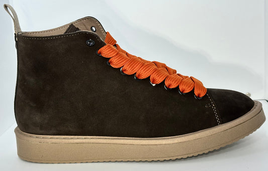 PANCHIC- ANKLE BOOT EBONY BURNT-ORANGE