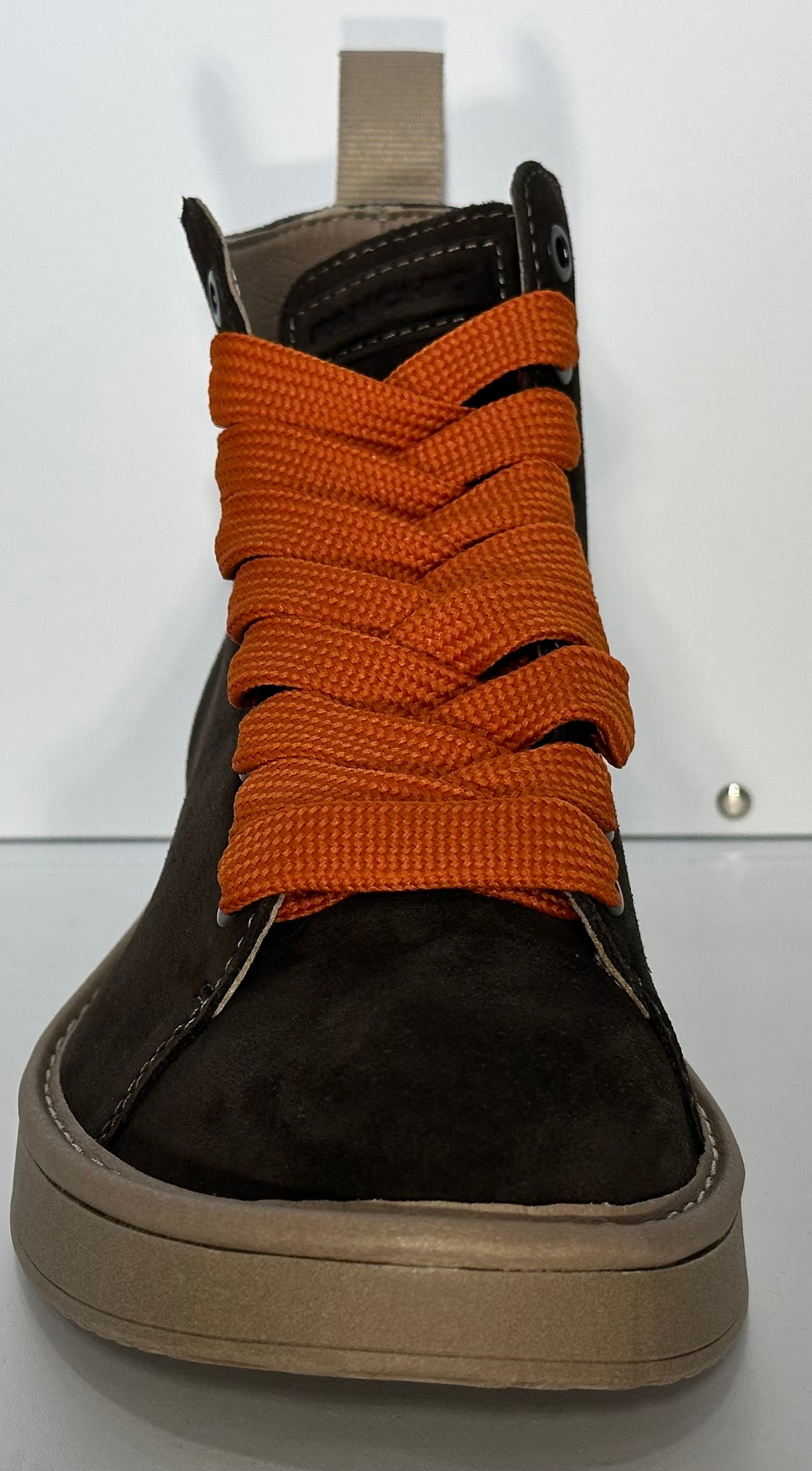 PANCHIC- ANKLE BOOT EBONY BURNT-ORANGE