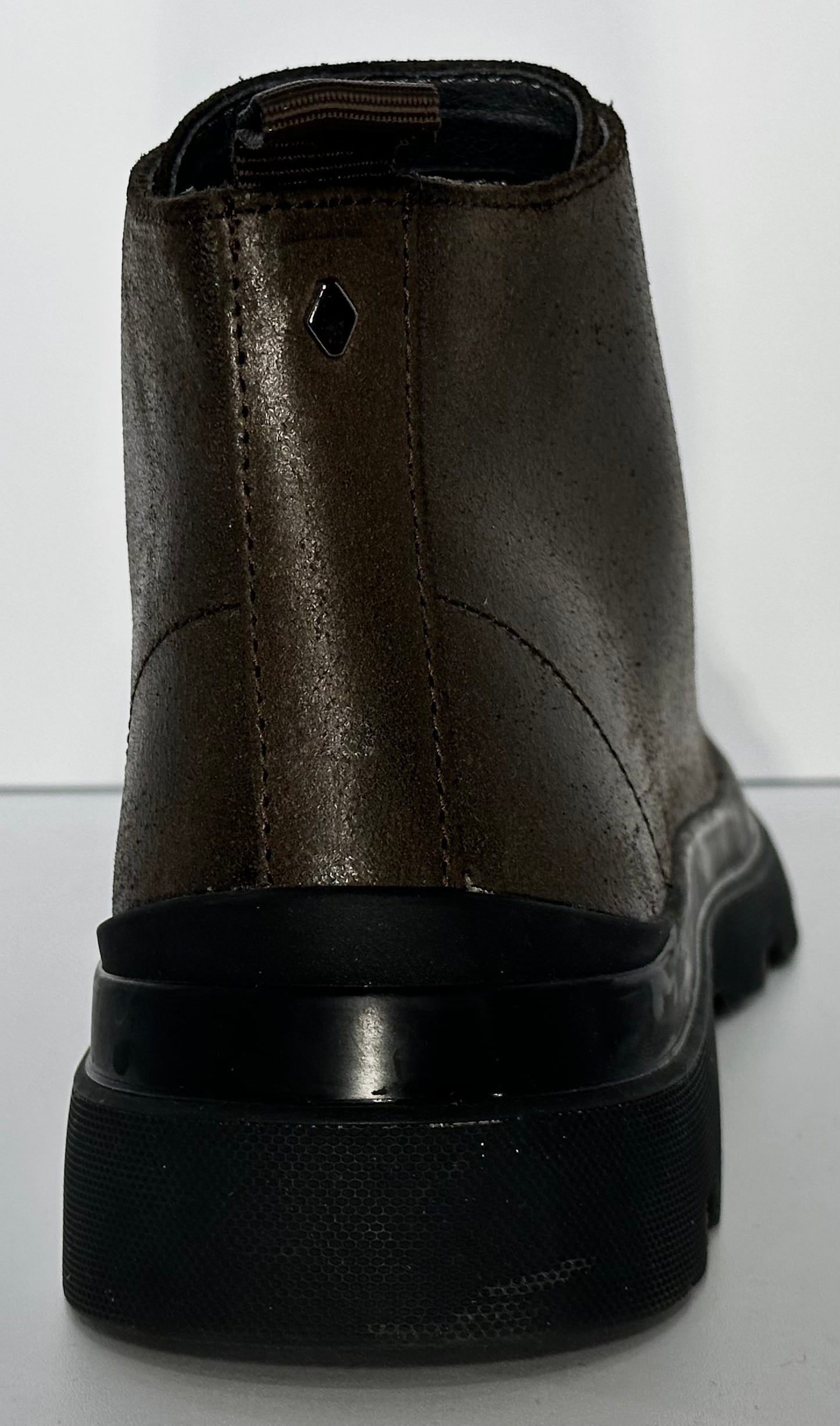 PANCHIC- ANKLE BOOT WAXED SUEDE EBONY