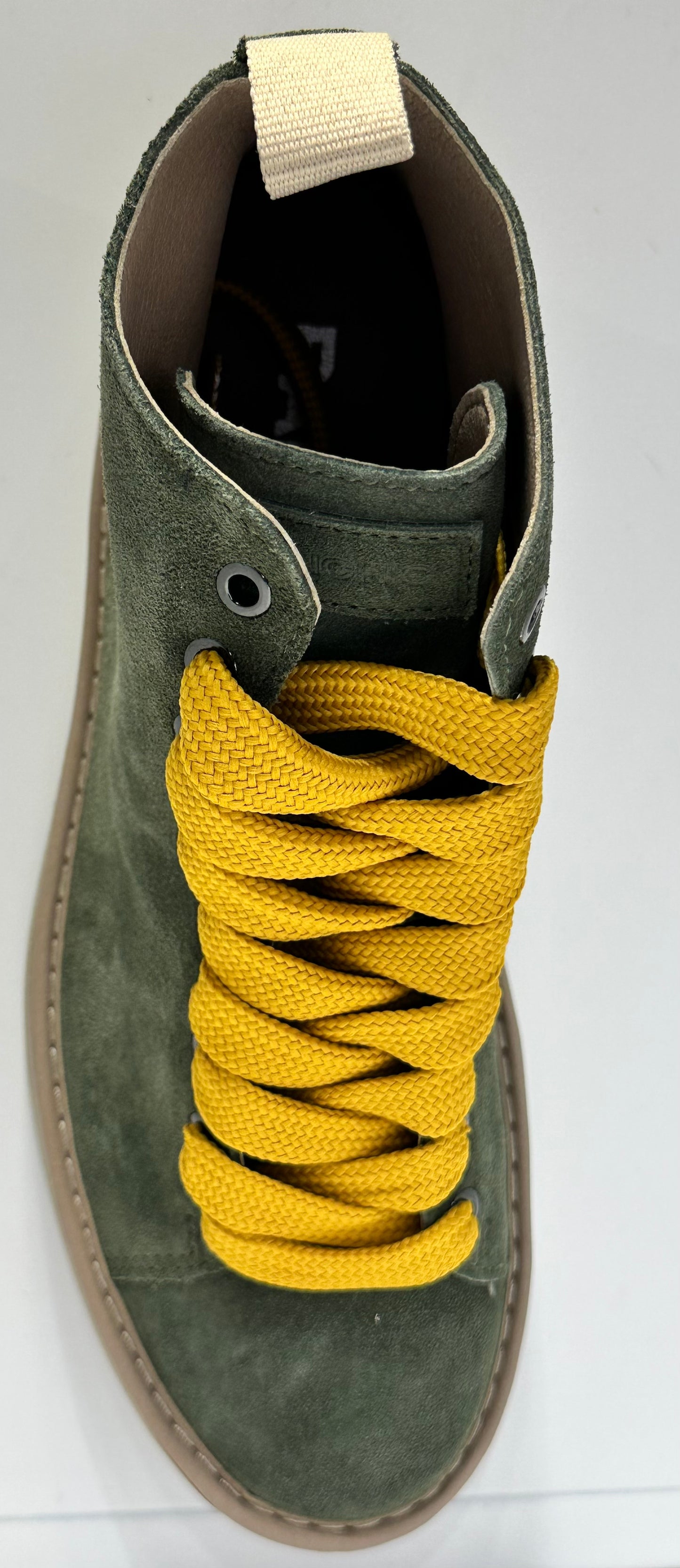 PANCHIC- ANKLE BOOT MILITARY GREEN-YELLOW