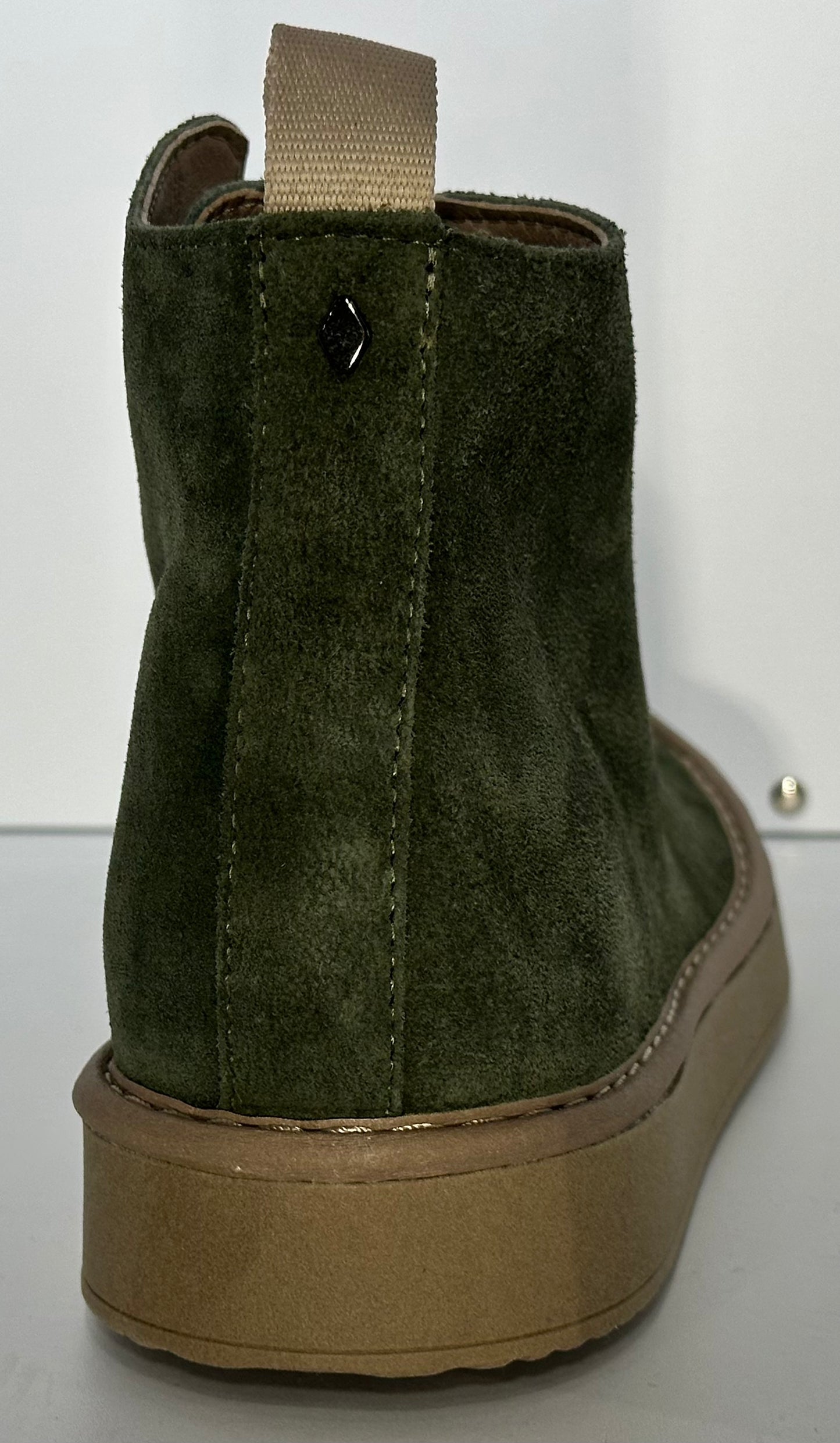 PANCHIC- ANKLE BOOT MILITARY GREEN-YELLOW