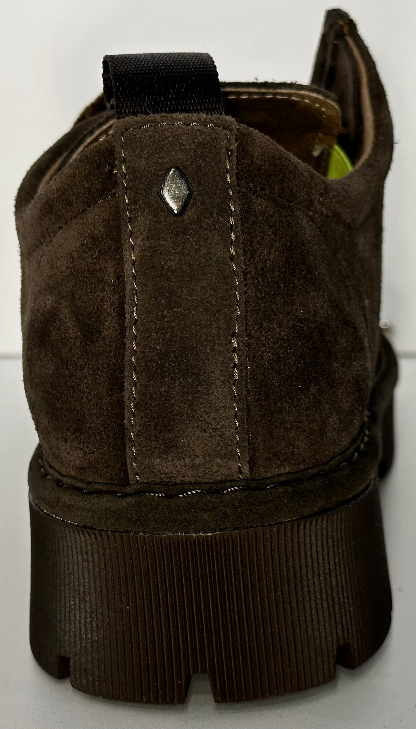 PANCHIC LACE UP-SHOE SUEDE EBONY