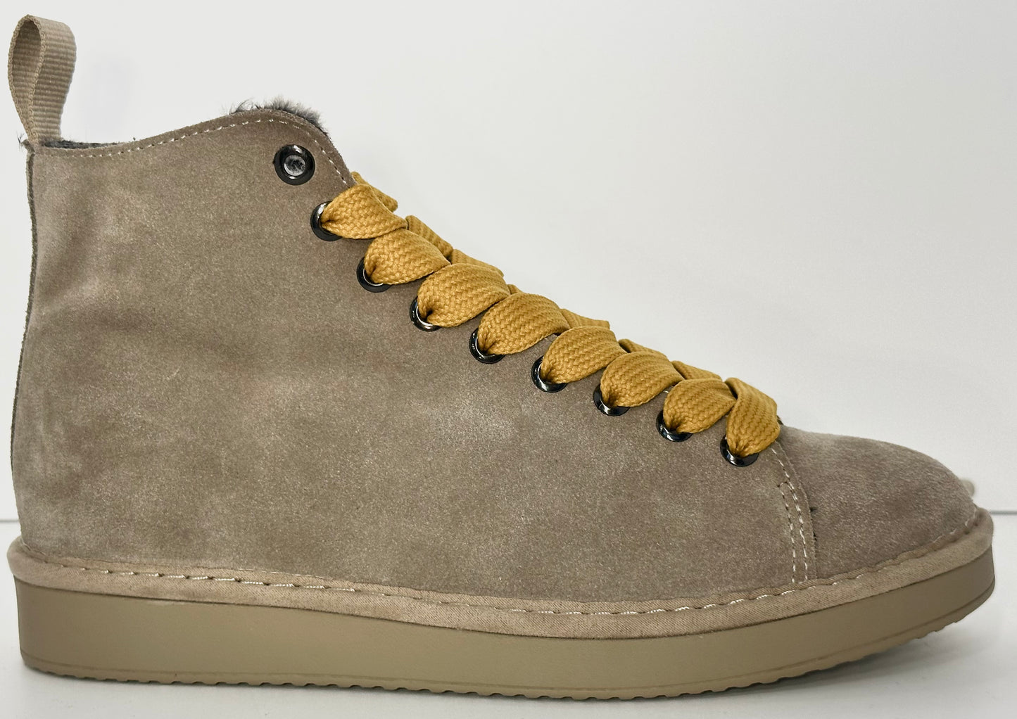 PANCHIC- ANKLE BOOT WALNUT-YELLOW