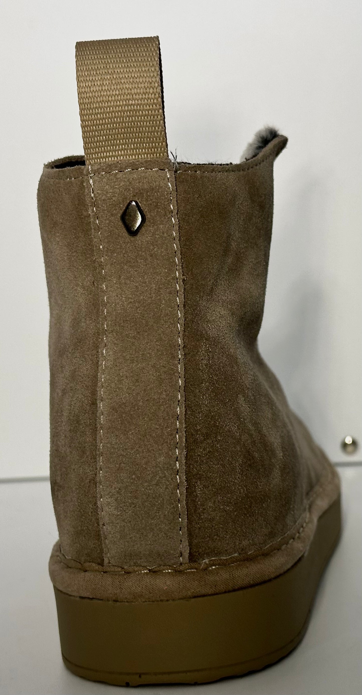 PANCHIC- ANKLE BOOT WALNUT-YELLOW