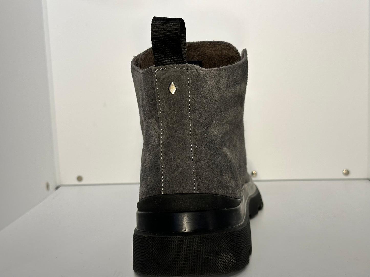 PANCHIC- ANKLE BOOT ANTHRACITE ELECTRIC BLUE