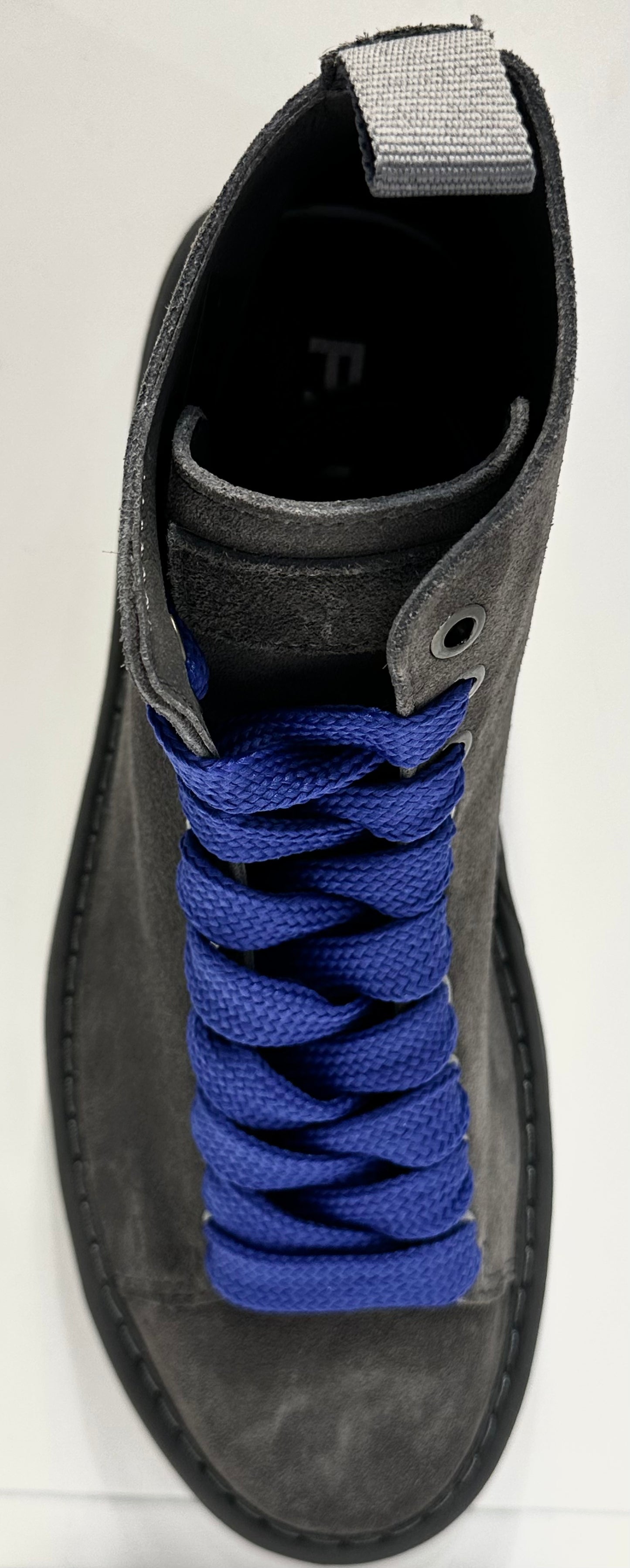 PANCHIC- ANKLE BOOT ANTHRACITE ELECTRIC BLUE