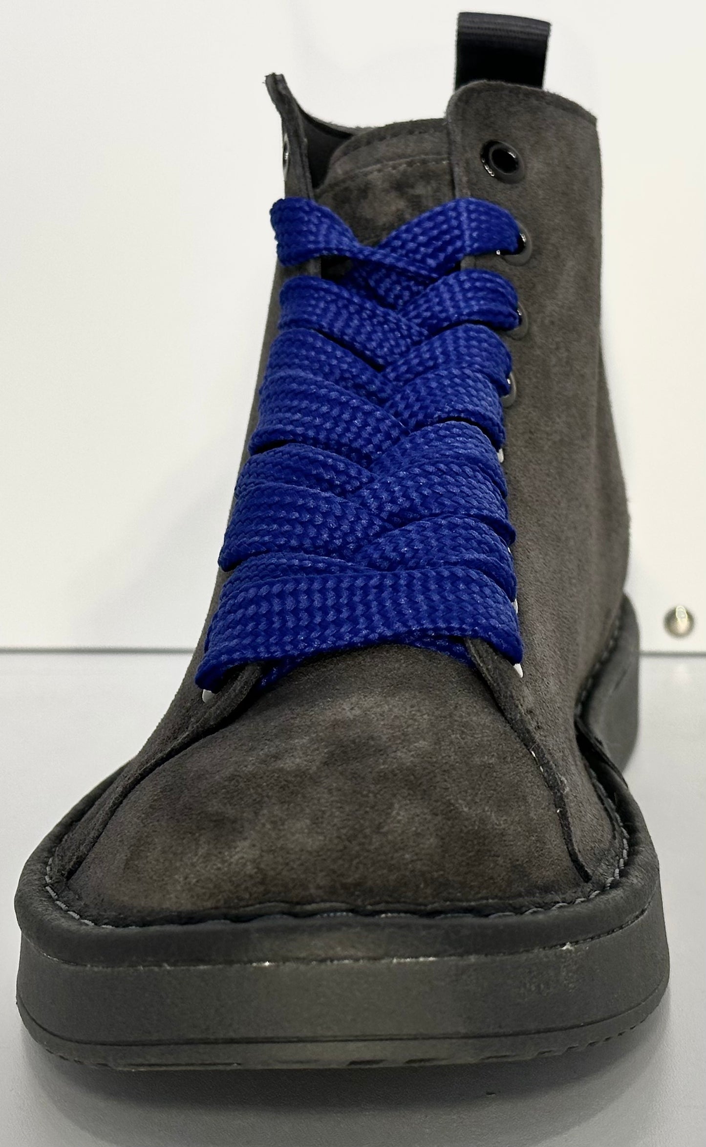 PANCHIC- ANKLE BOOT ANTHRACITE ELECTRIC BLUE