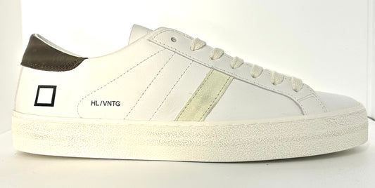 D.A.T.E. Hillow Vintage Calf White-T.Moro