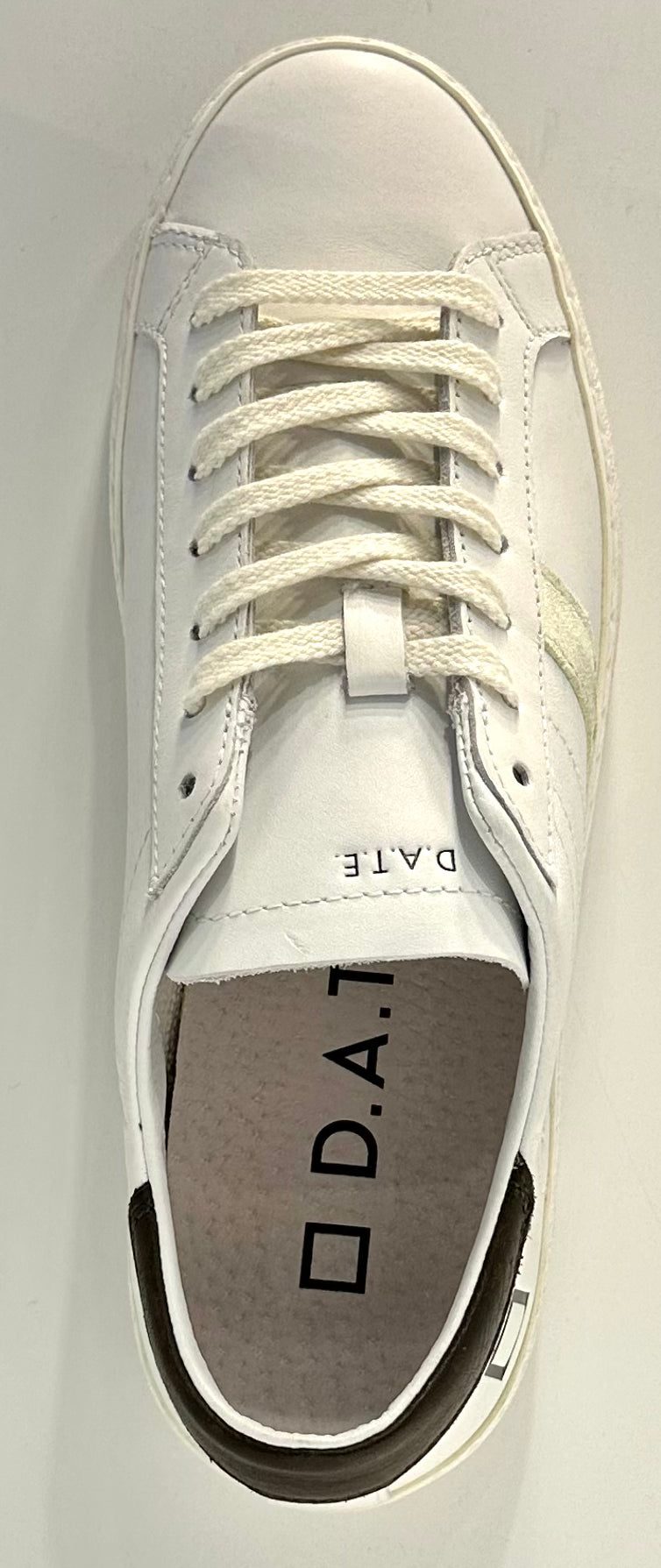 D.A.T.E. Hillow Vintage Calf White-T.Moro