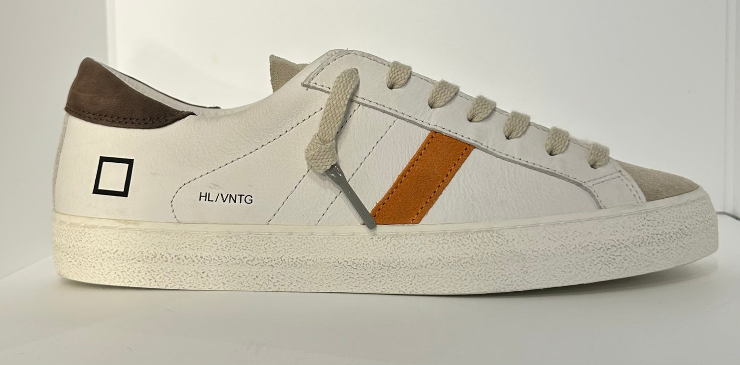 D.A.T.E. Hillow Vintage Calf White-T.Moro