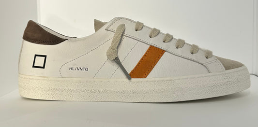 D.A.T.E. Hillow Vintage Calf White-T.Moro