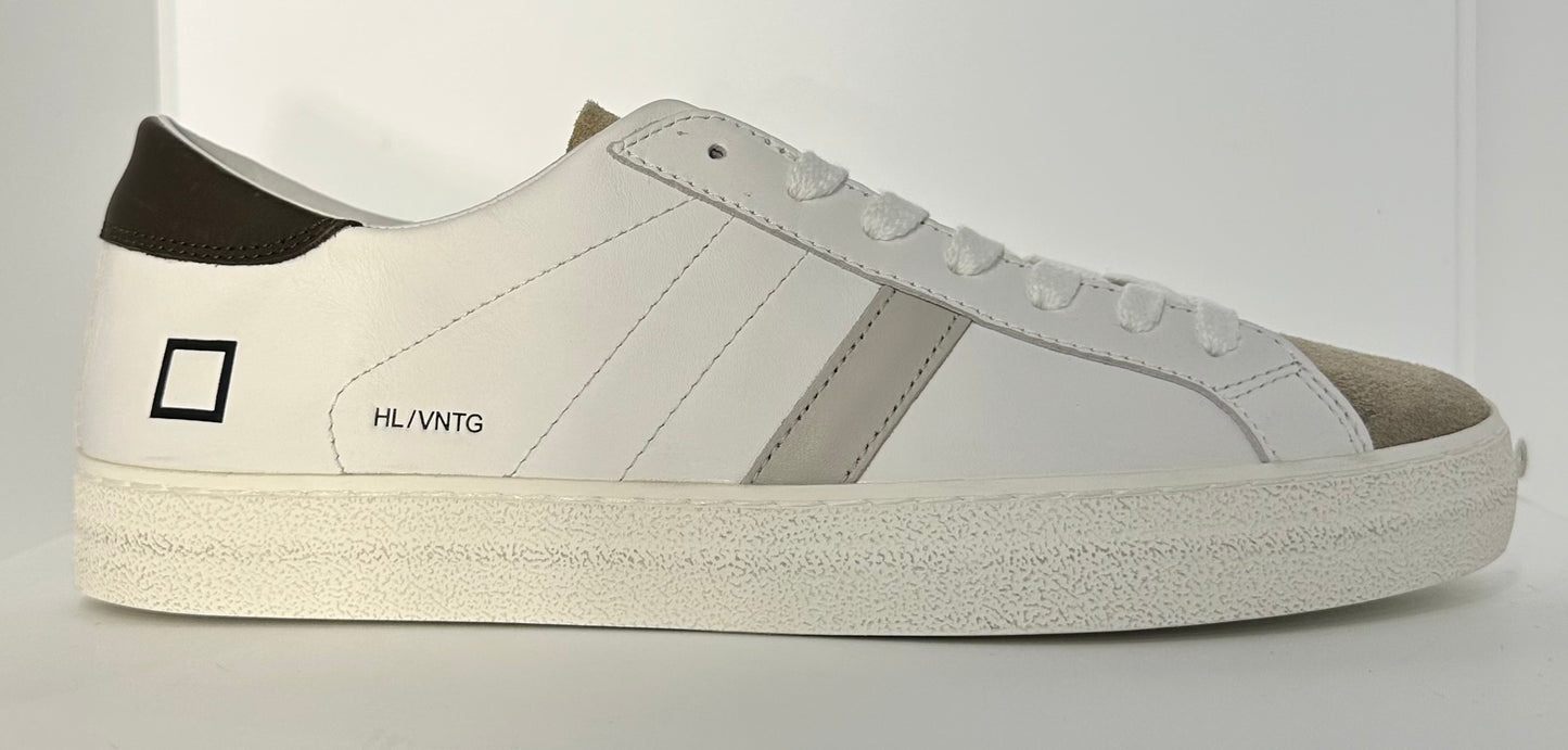 D.A.T.E. Hillow Vintage Calf White-T.Moro