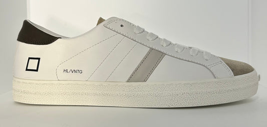 D.A.T.E. Hillow Vintage Calf White-T.Moro