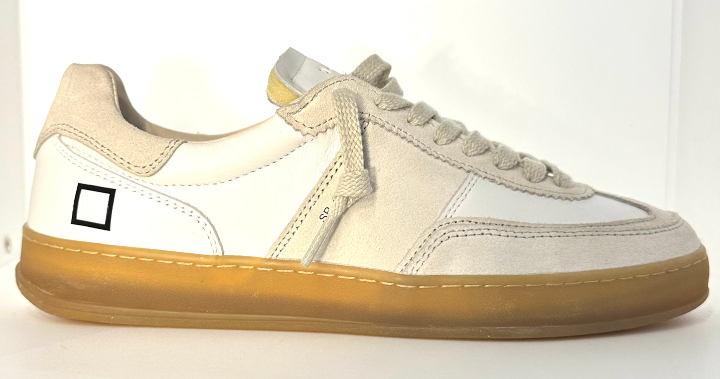 D.A.T.E. Sporty Calf White