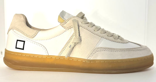 D.A.T.E. Sporty Calf White