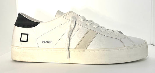 D.A.T.E. Hillow Calf White-Black