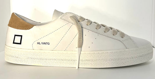 D.A.T.E. Hillow vintage Calf White-Rust