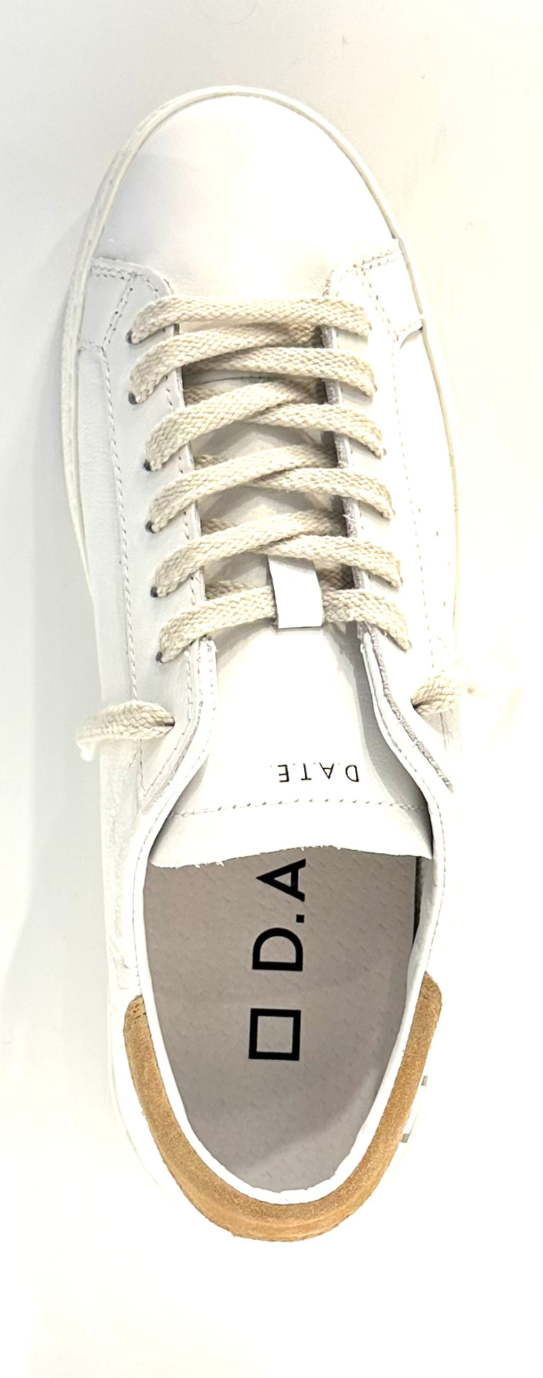 D.A.T.E. Hillow vintage Calf White-Rust