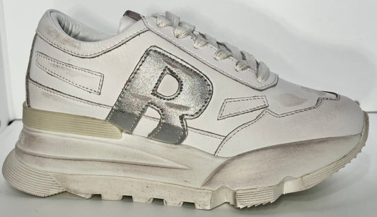 Rucoline aki 304 soft brush bianco-argento