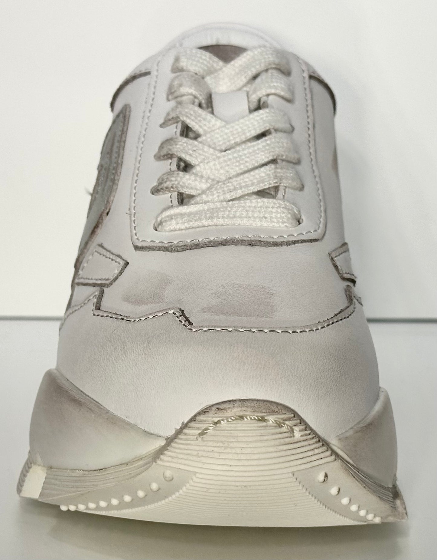 Rucoline aki 304 soft brush bianco-argento