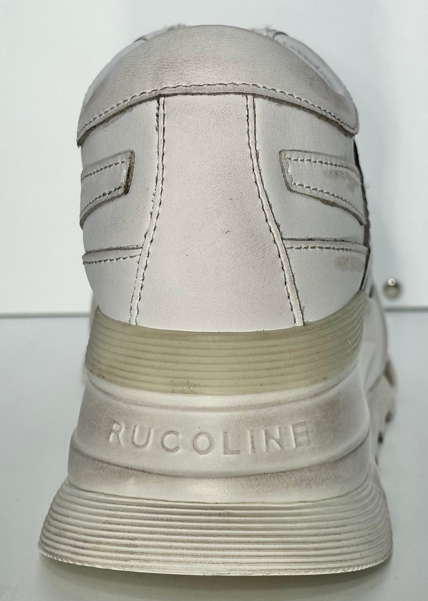 Rucoline aki 304 soft brush bianco-argento