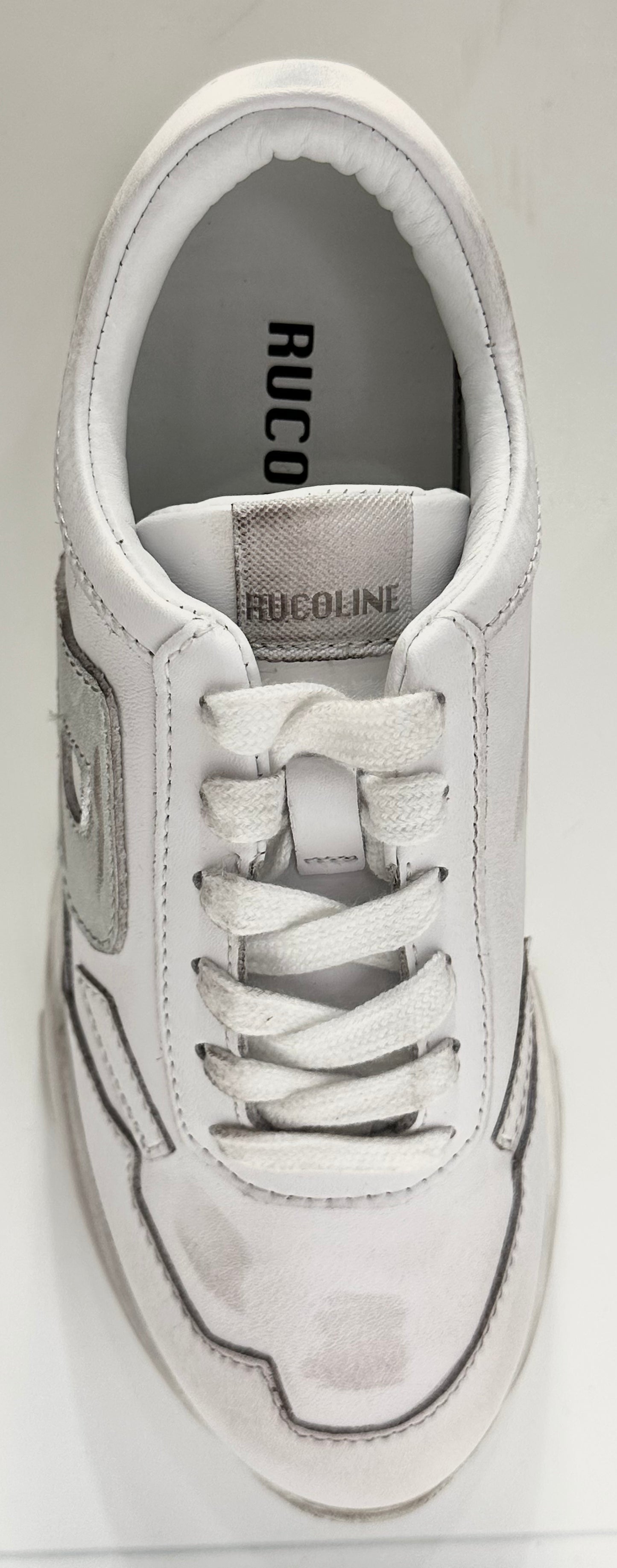 Rucoline aki 304 soft brush bianco-argento