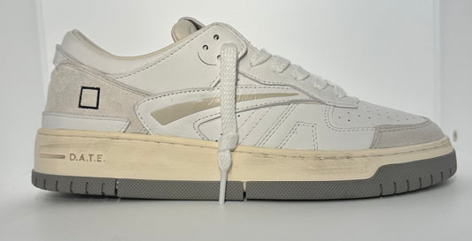 D.A.T.E. Torneo Vintage Calf White