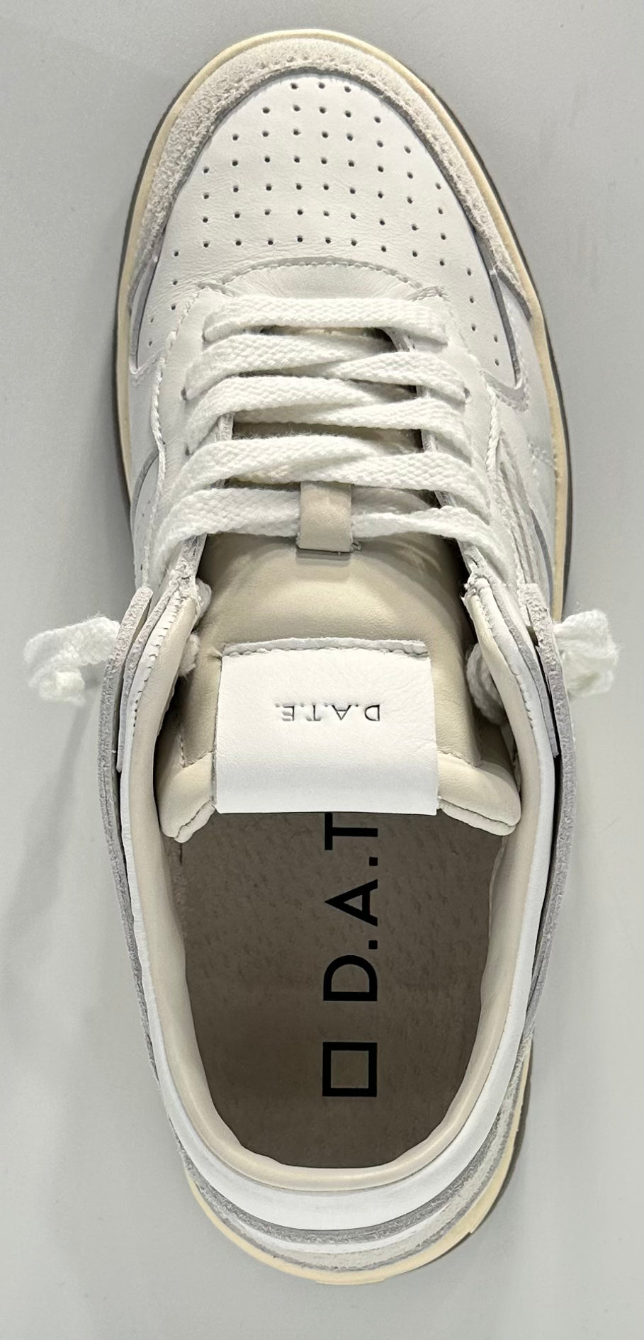 D.A.T.E. Torneo Vintage Calf White